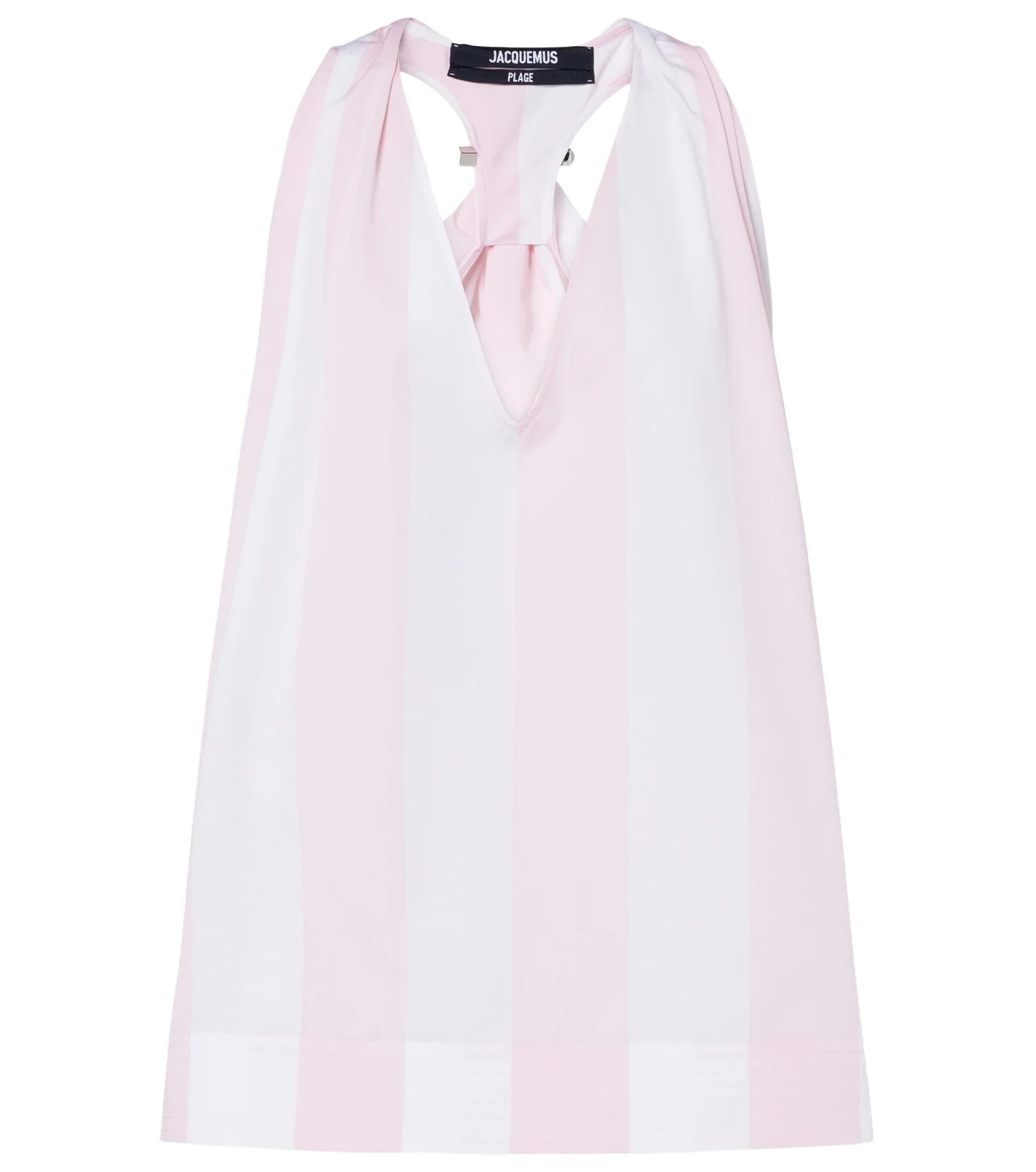 Norma striped cotton poplin top Norma striped cotton poplin top