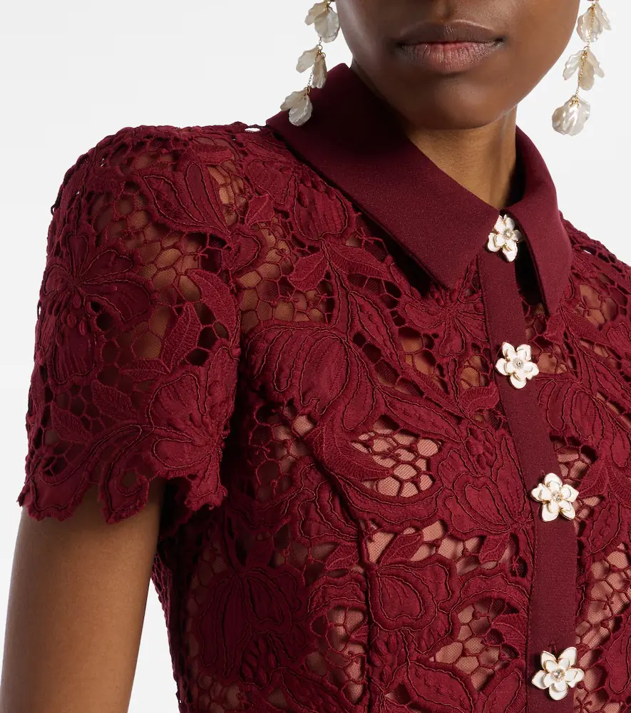 Self-Portrait Lace minidress | Thumbnail 3