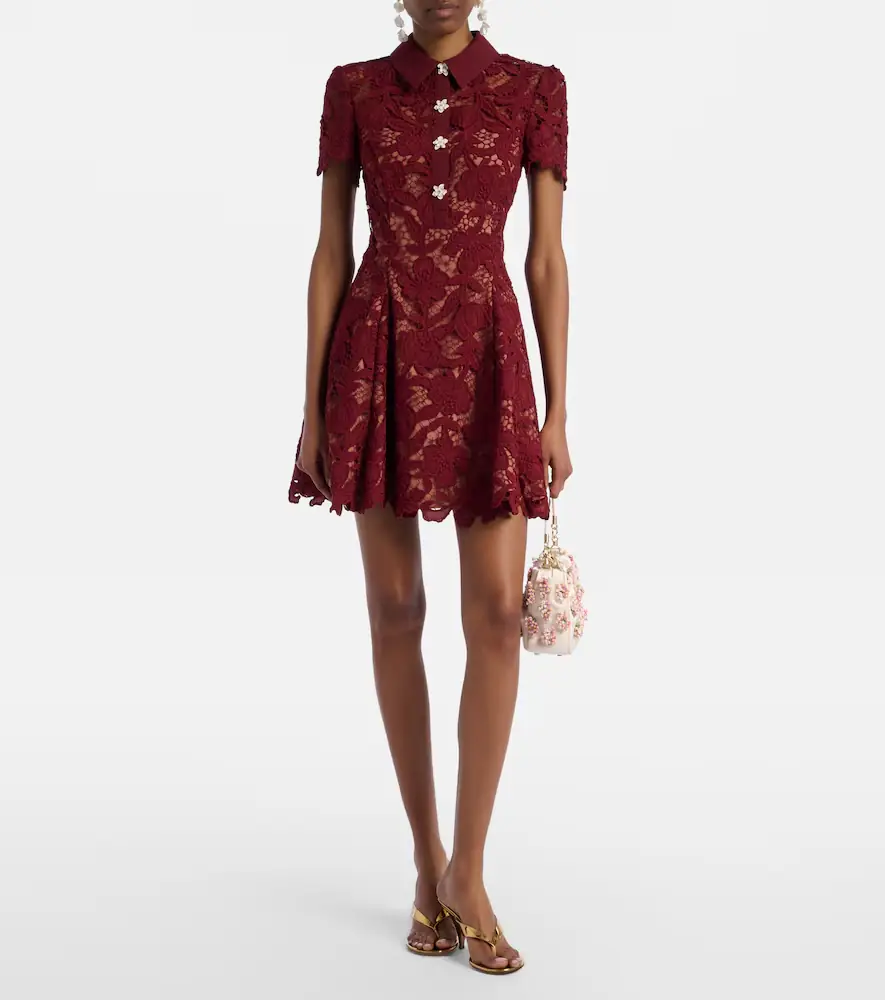 Self-Portrait Lace minidress | Thumbnail 5