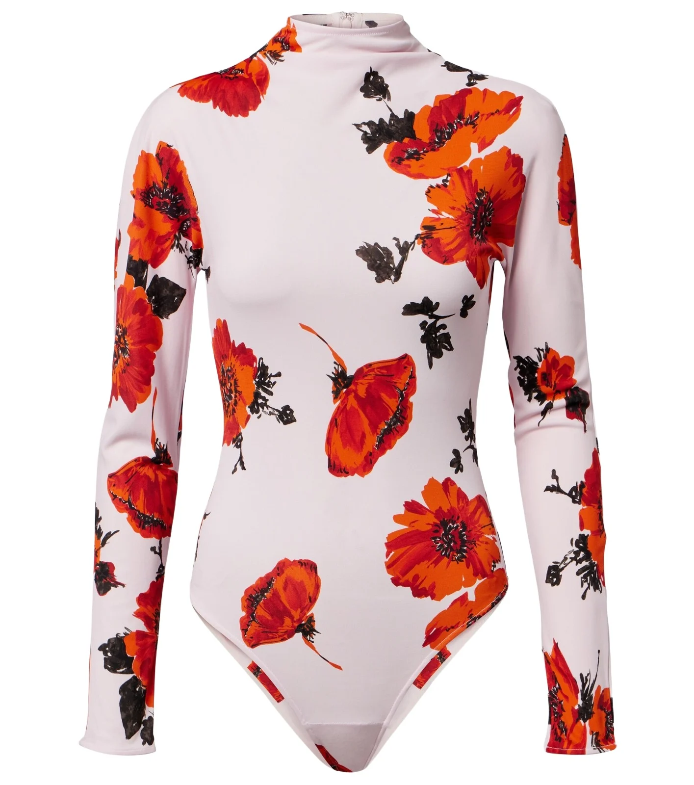 ALAÏA Floral jersey bodysuit ALAÏA Floral jersey bodysuit
