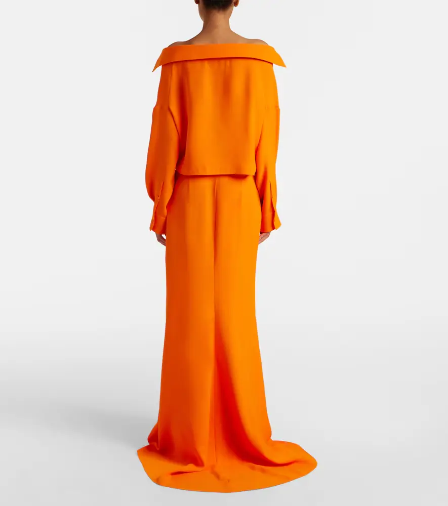 Balenciaga Off-shoulder silk gown | Thumbnail 4 Balenciaga Off-shoulder silk gown | Thumbnail 4