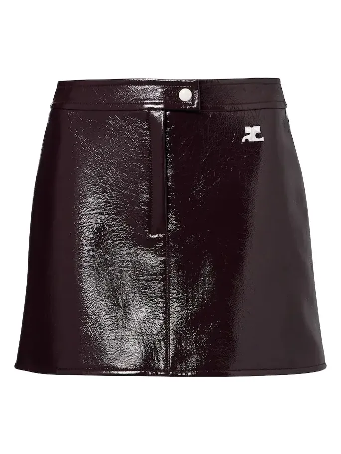 Courrèges Cotton-blend miniskirt Courrèges Cotton-blend miniskirt