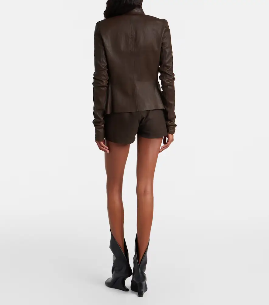 Rick Owens Fog suede shorts | Thumbnail 5 Rick Owens Fog suede shorts | Thumbnail 5