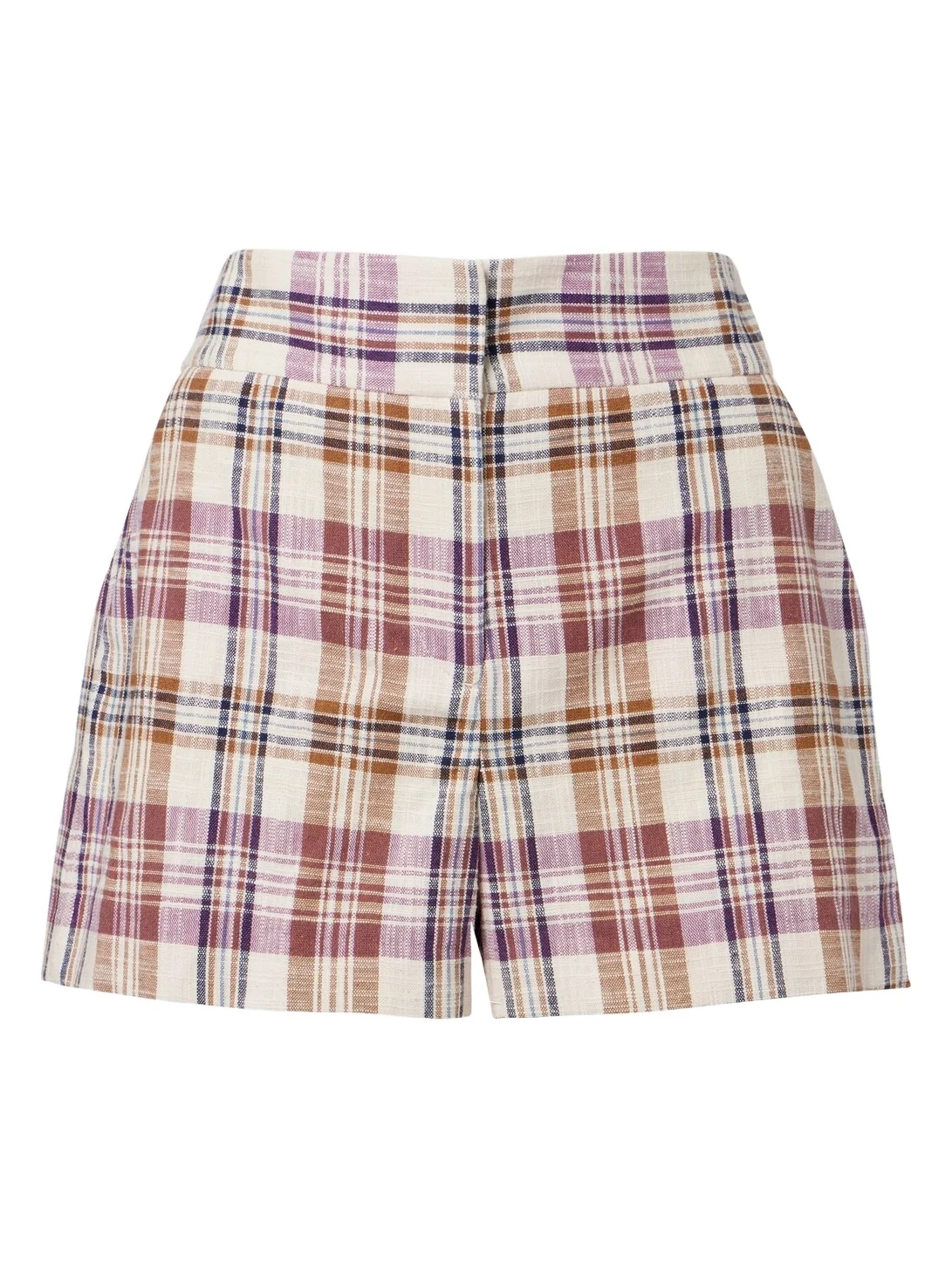 Allen cotton-blend plaid shorts Allen cotton-blend plaid shorts