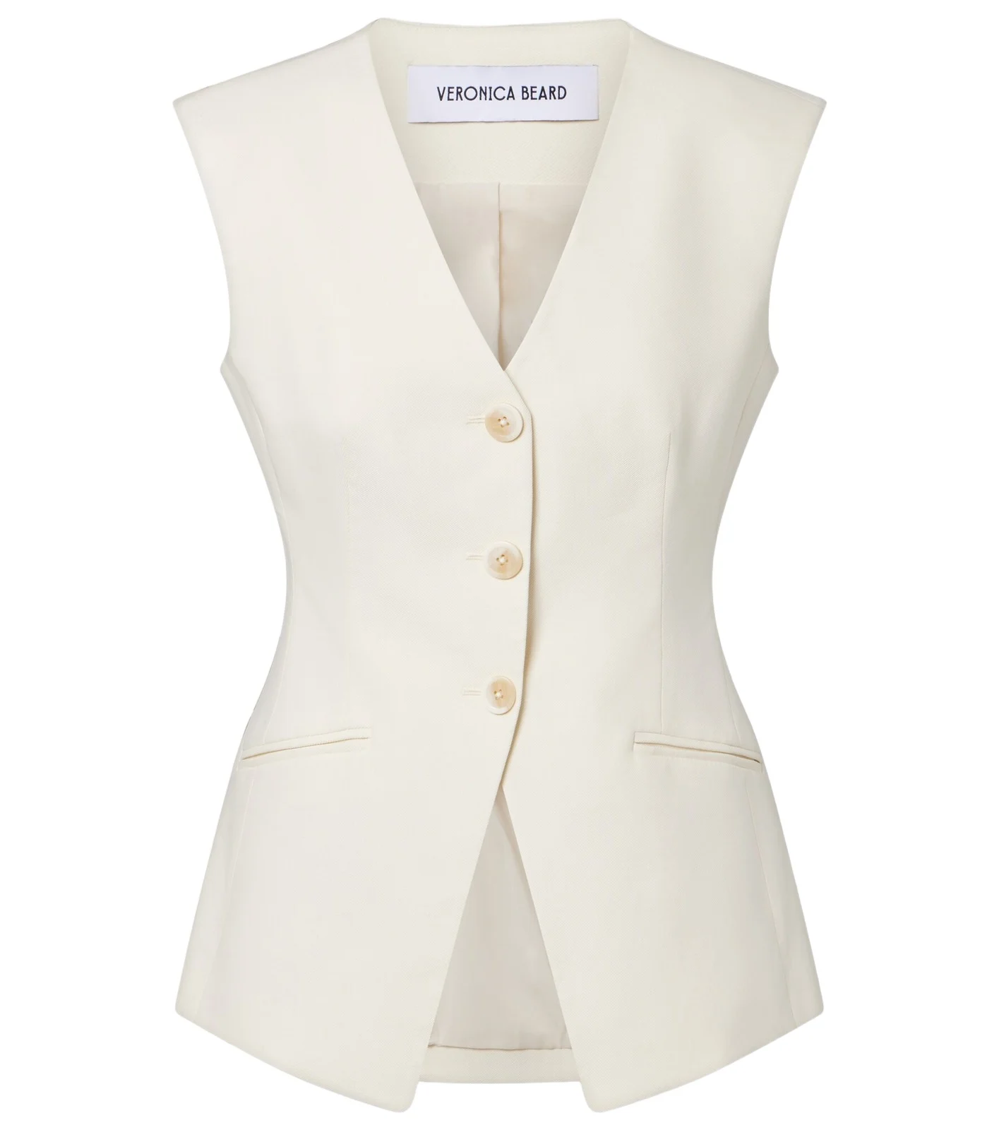 Gillson cotton-blend twill vest Gillson cotton-blend twill vest