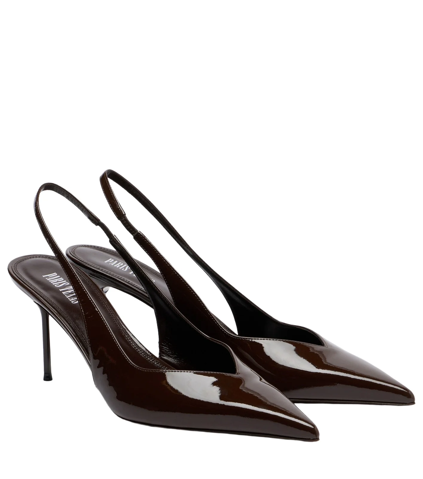 Lidia patent leather slingback pumps Lidia patent leather slingback pumps