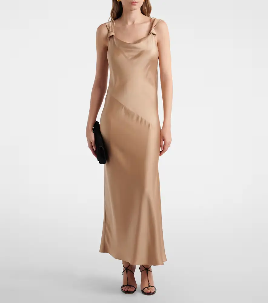 Max Mara Elegante satin maxi dress | Thumbnail 4