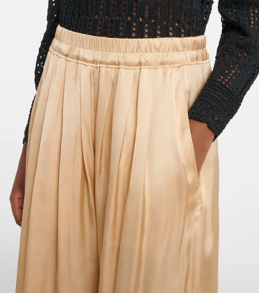 Isabel Marant Nolia satin wide-leg pants | Thumbnail 3