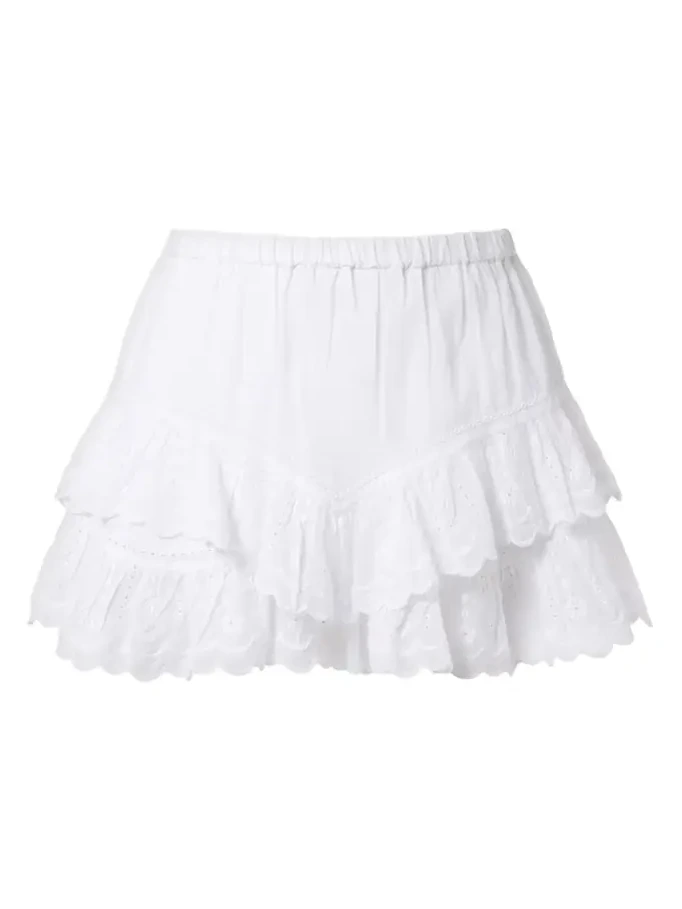 Jocadia broderie anglaise cotton shorts Jocadia broderie anglaise cotton shorts