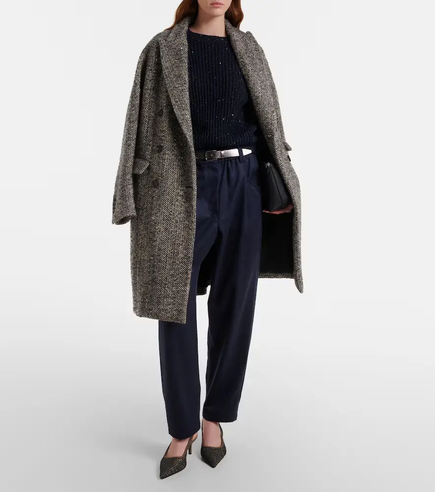 Brunello Cucinelli Sequined cashmere and wool-blend sweater | Thumbnail 3