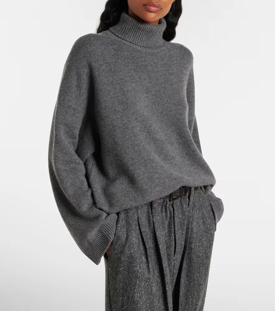 Brunello Cucinelli Monili cashmere turtleneck sweater | Thumbnail 4