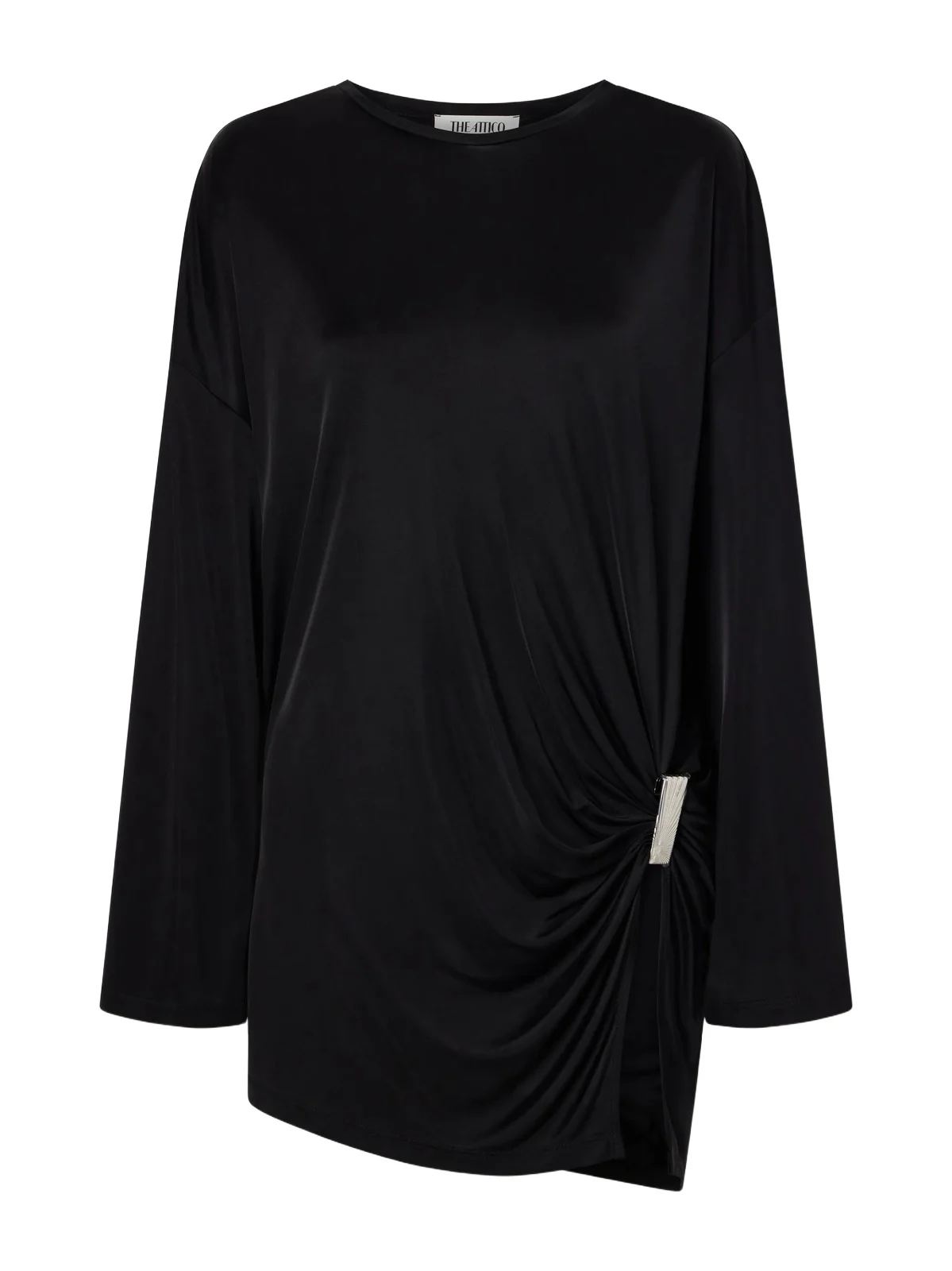 Gathered Satin Mini Dress Gathered Satin Mini Dress