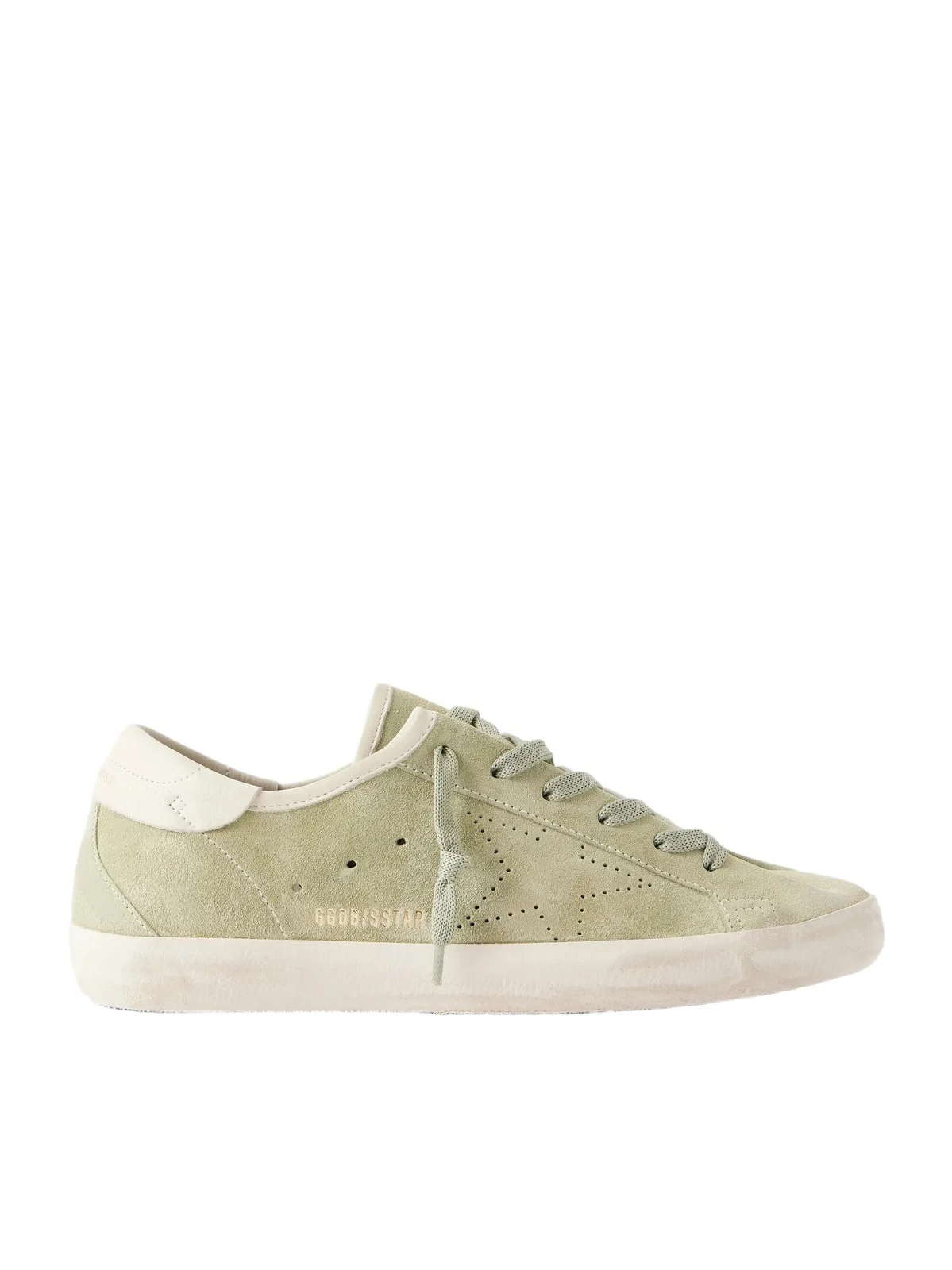 Super-star Leather-trimmed Suede Sneakers
