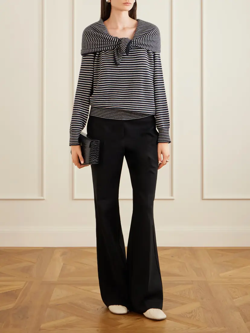 Tove Maia Tiered Striped Cashmere Sweater | Thumbnail 2 Tove Maia Tiered Striped Cashmere Sweater | Thumbnail 2