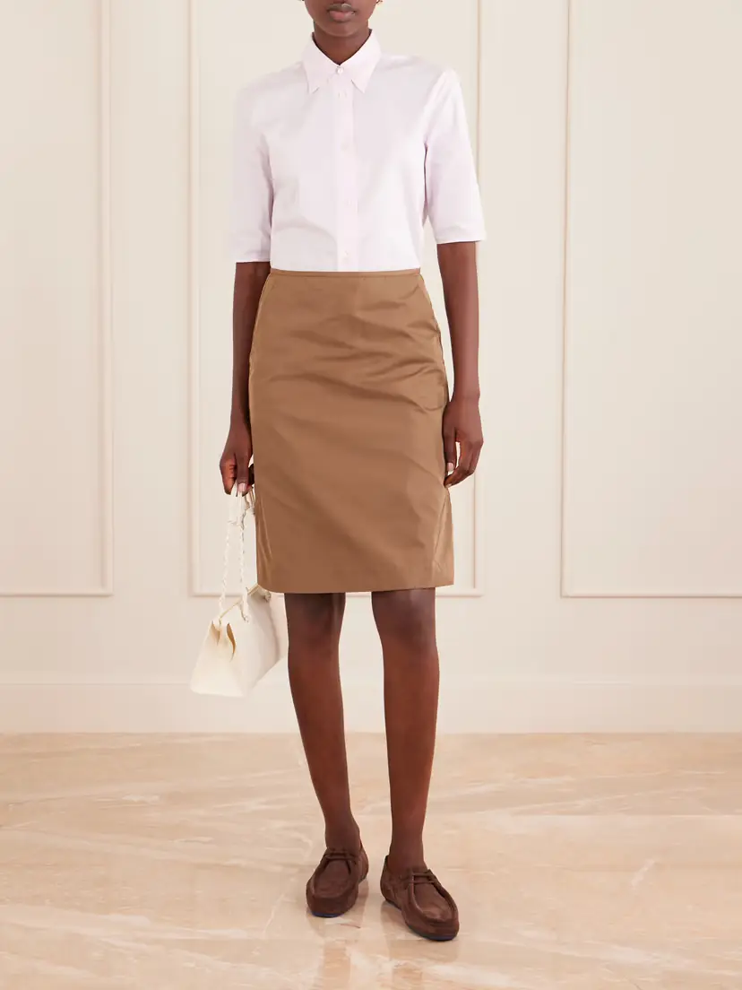 Jil Sander Satin Midi Skirt | Thumbnail 2 Jil Sander Satin Midi Skirt | Thumbnail 2
