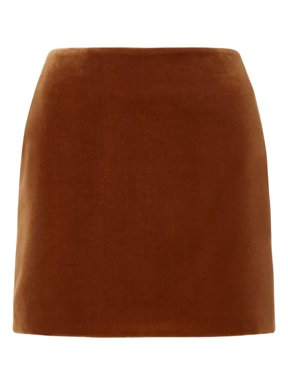 Jealousy Cotton-velvet Mini Skirt Jealousy Cotton-velvet Mini Skirt