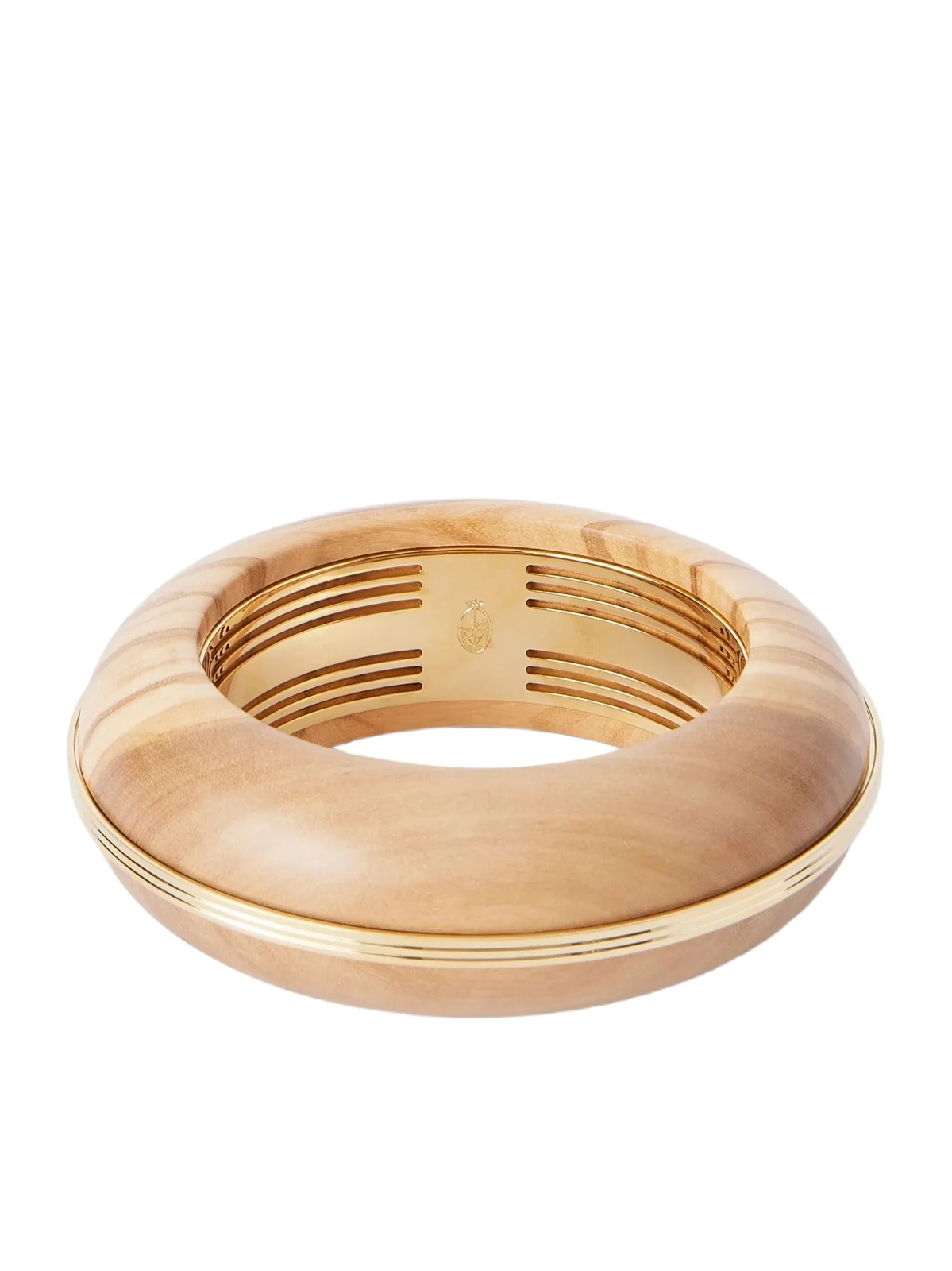 Jacques Marie Mage + Loulou De La Falaise Lucie Gold-tone Wood Bangle