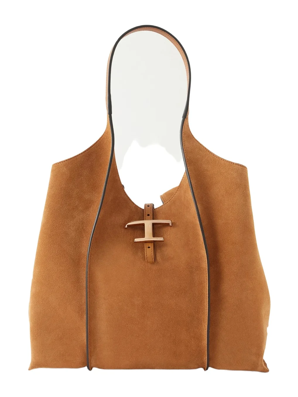 T Timeless Medium Suede Shoulder Bag T Timeless Medium Suede Shoulder Bag