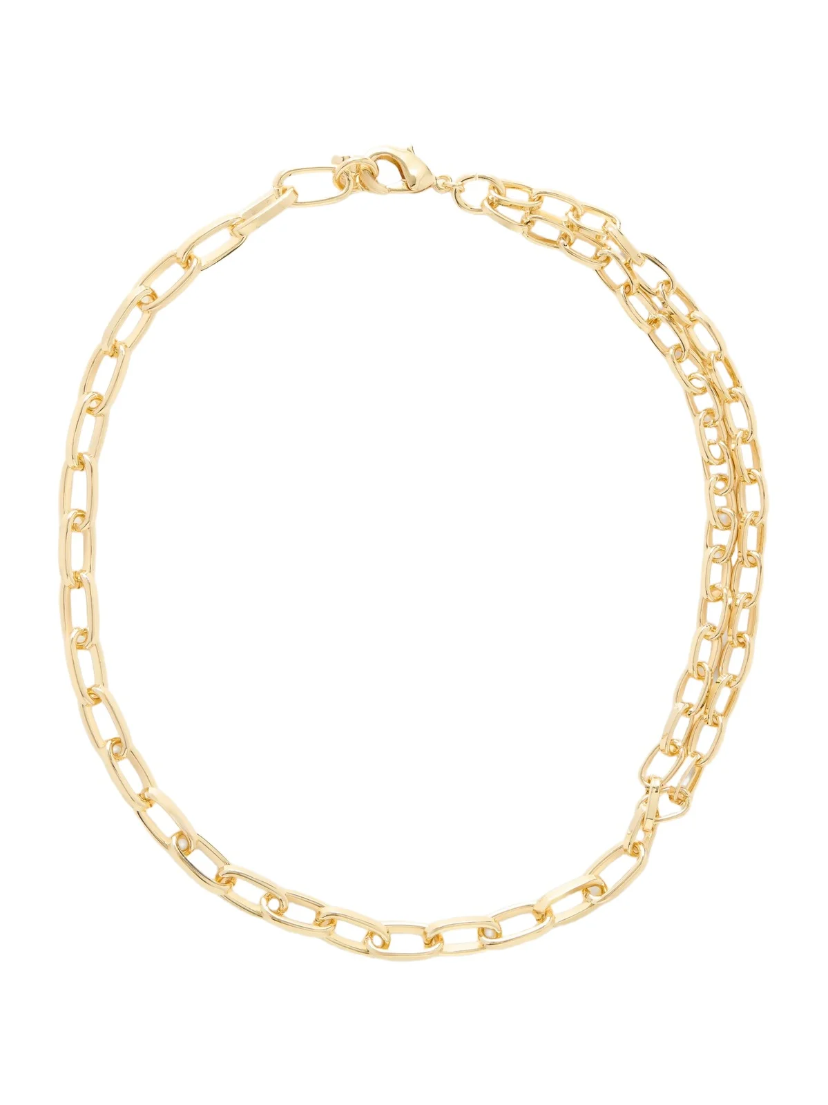 The Paperclip Gold-tone Necklace
