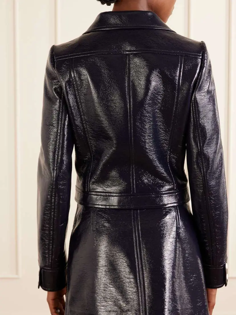 Courrèges Reedition Coated Cotton-blend Jacket | Thumbnail 4 Courrèges Reedition Coated Cotton-blend Jacket | Thumbnail 4