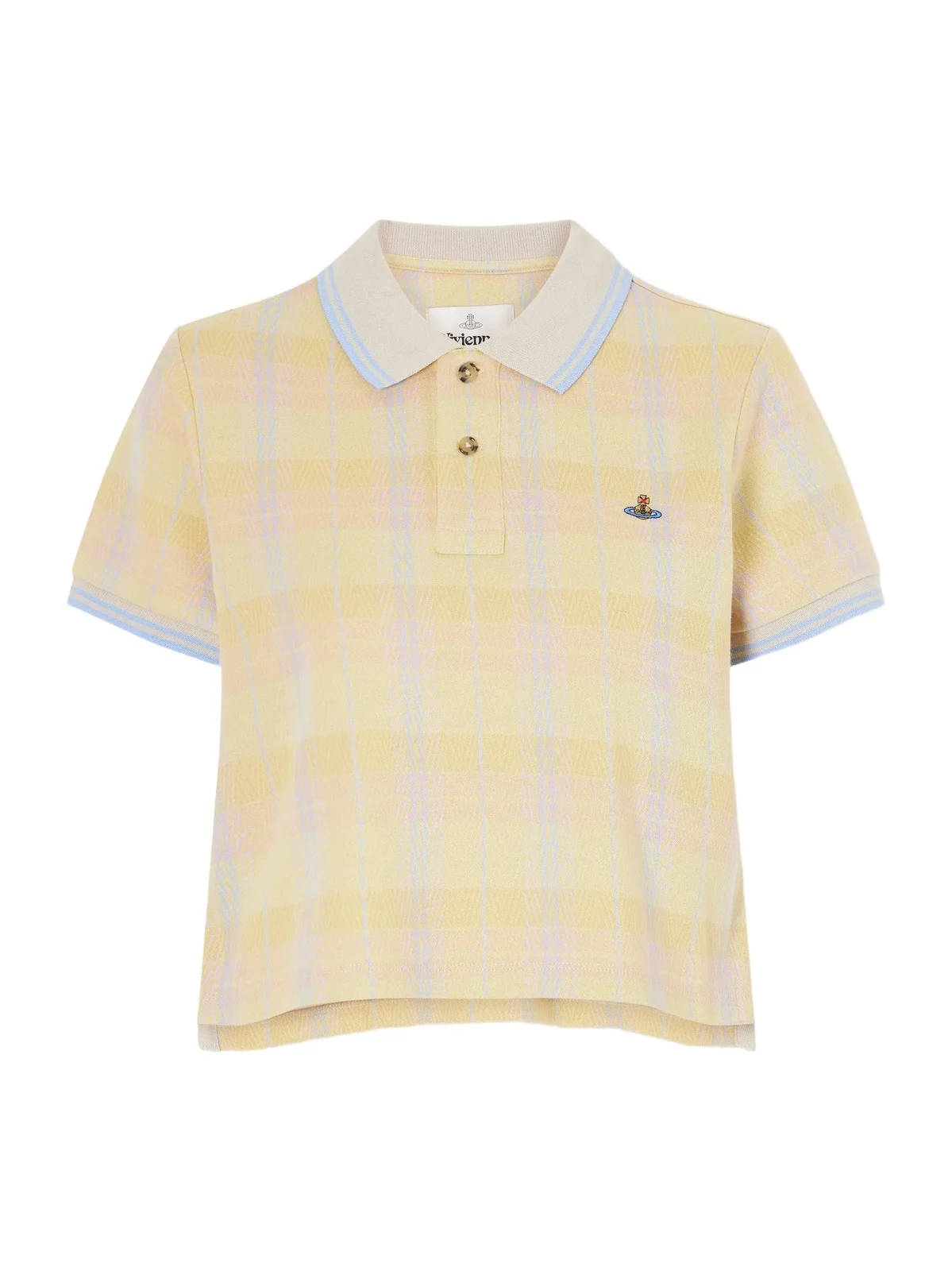 Logo-embroidered Checked Cotton-piqué Polo Shirt