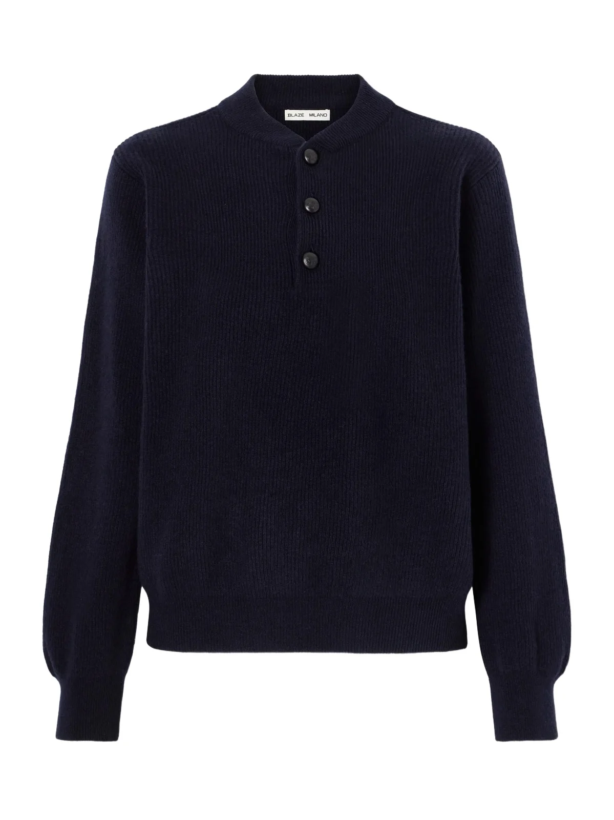 Highland Dorset Ribbed-knit Wool And Cashmere-blend Sweater - Blue