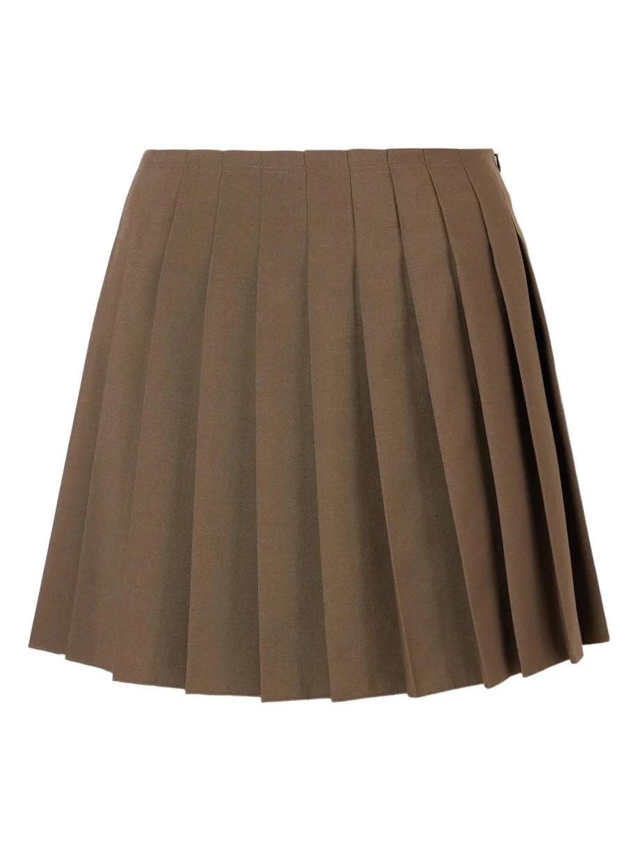Pleated Woven Mini Skirt Pleated Woven Mini Skirt
