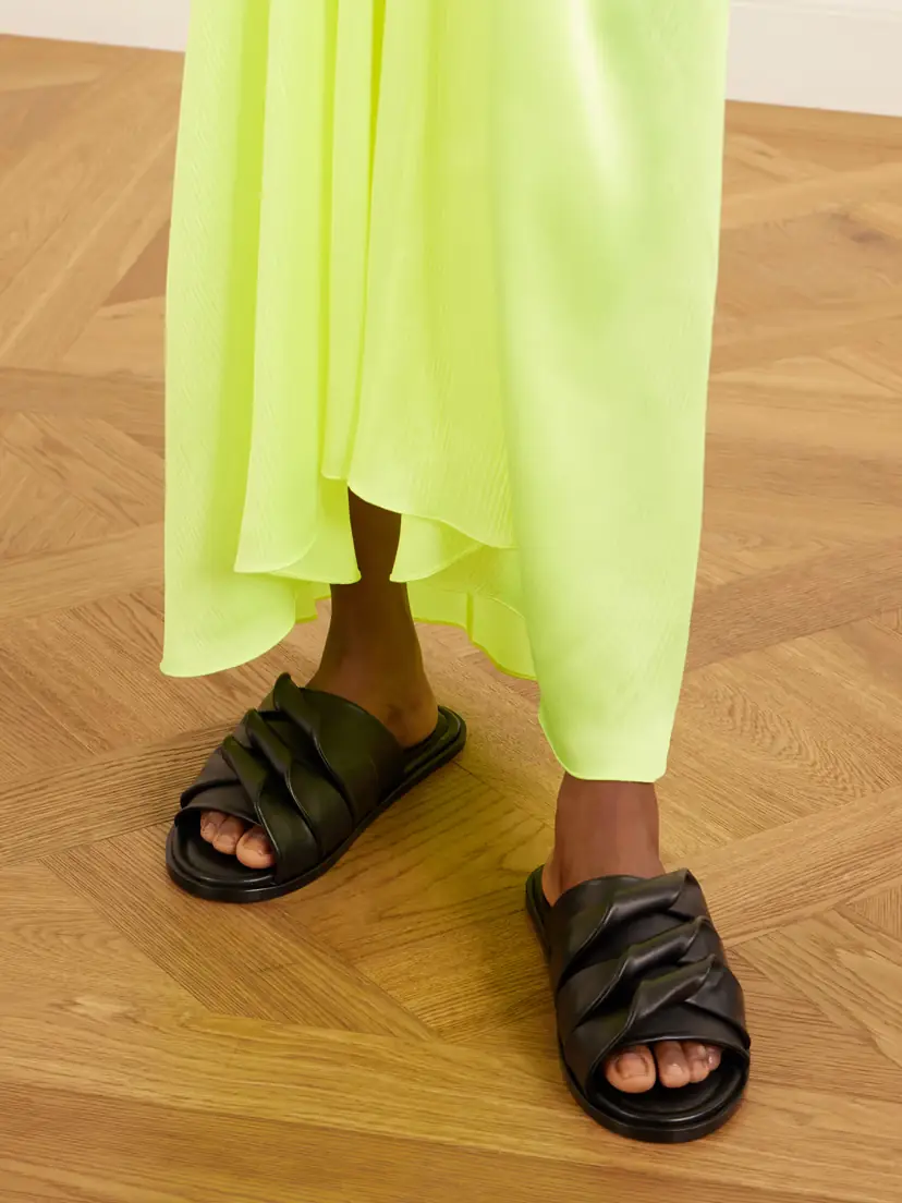 JW Anderson Coil Leather Slides | Thumbnail 2 JW Anderson Coil Leather Slides | Thumbnail 2
