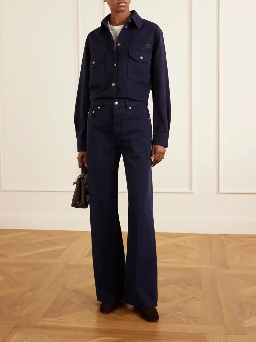 Blazé Milano Berber Embroidered Denim Shirt | Thumbnail 2 Blazé Milano Berber Embroidered Denim Shirt | Thumbnail 2