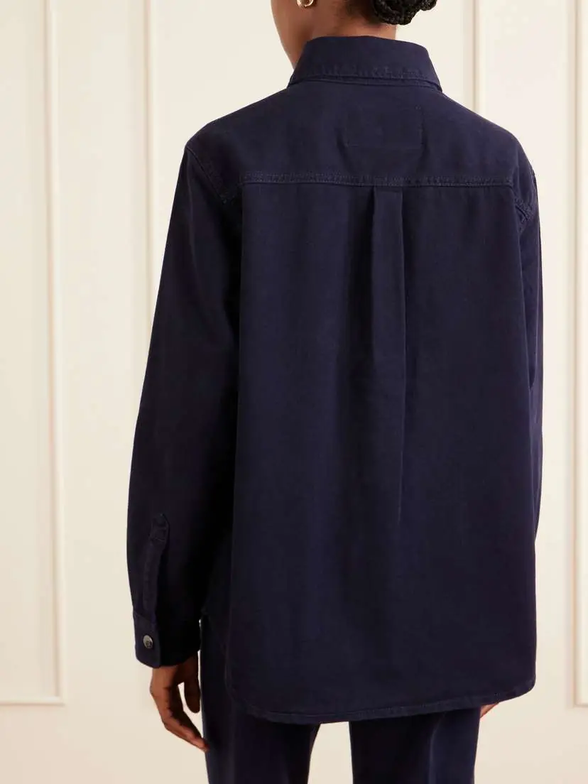 Blazé Milano Berber Embroidered Denim Shirt | Thumbnail 4 Blazé Milano Berber Embroidered Denim Shirt | Thumbnail 4