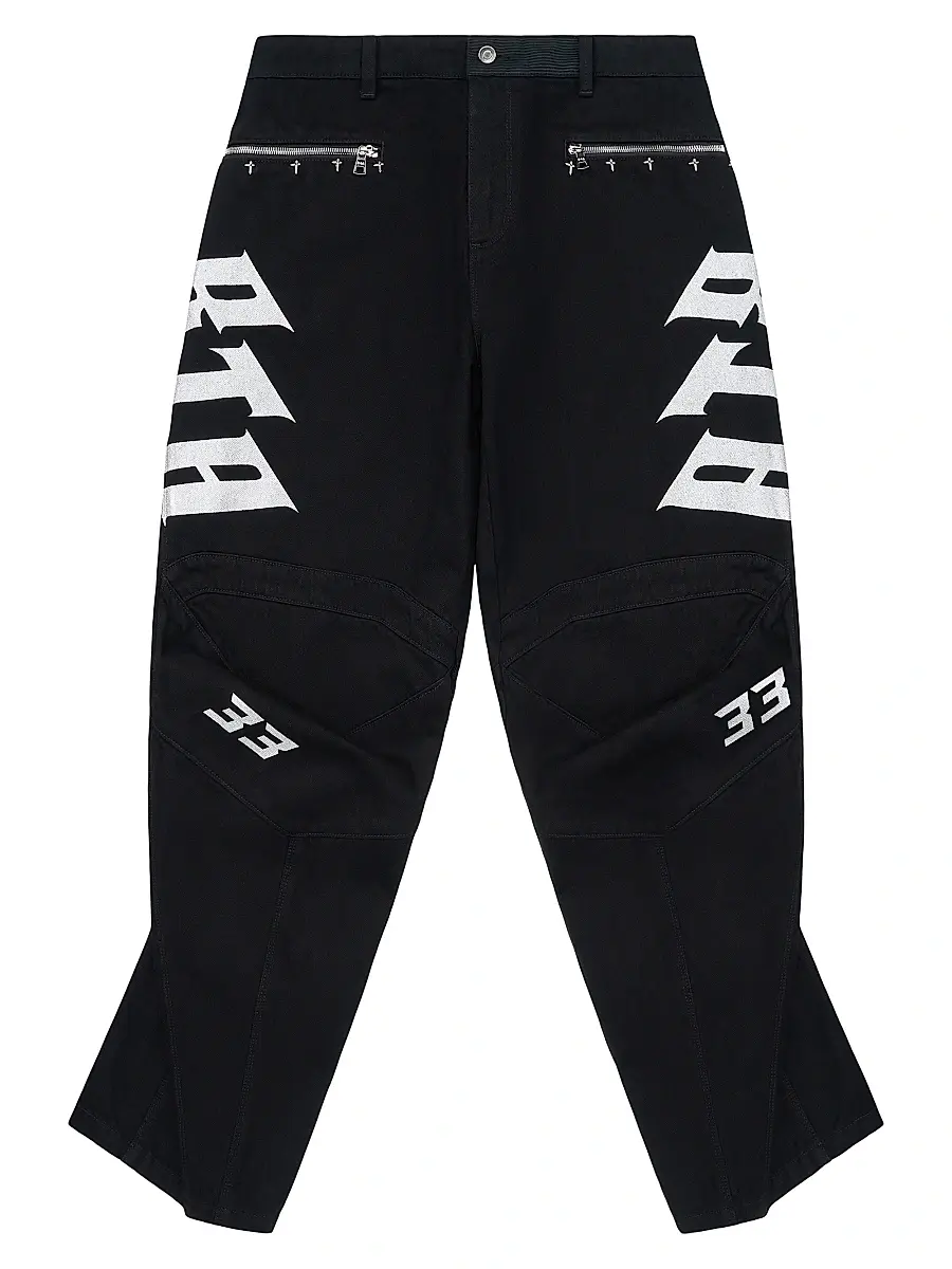 RTA Men's Chaparral Alwin Cotton Moto Pants - Black | Image 1 RTA Men's Chaparral Alwin Cotton Moto Pants - Black | Image 1