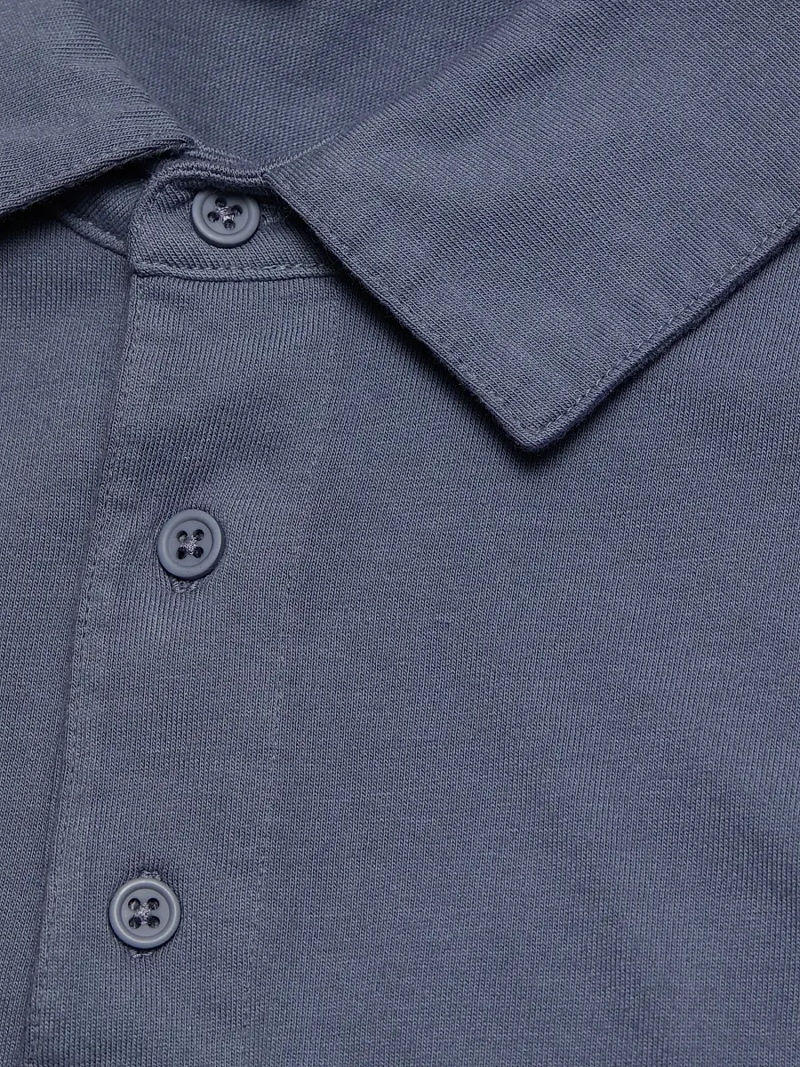 Vince Men's Garment-Dyed Polo Shirt | Thumbnail 7