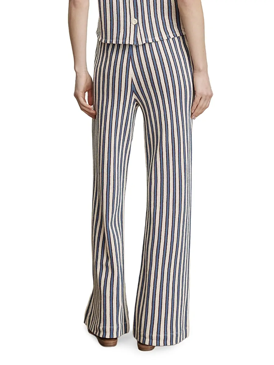Veronica Beard Women's Zosia Striped Cotton-Blend Pants | Thumbnail 5 Veronica Beard Women's Zosia Striped Cotton-Blend Pants | Thumbnail 5