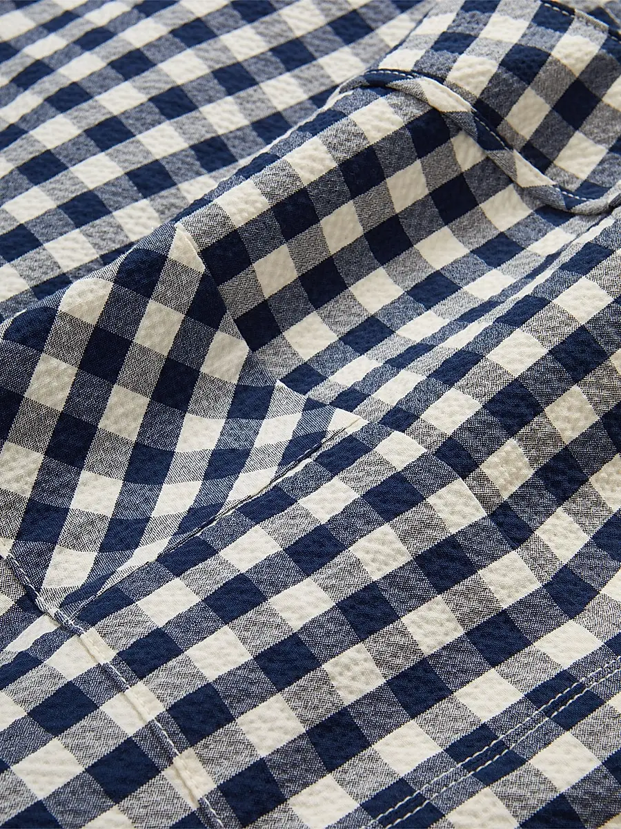 Veronica Beard Women's Aila Gingham Midi-Dress | Thumbnail 5 Veronica Beard Women's Aila Gingham Midi-Dress | Thumbnail 5