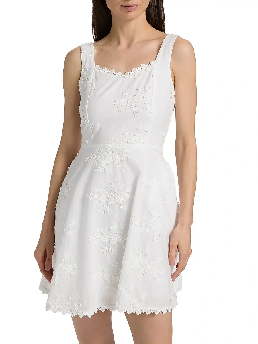 Generation Love Women's Ivy 3D Voile Minidress | Thumbnail 3