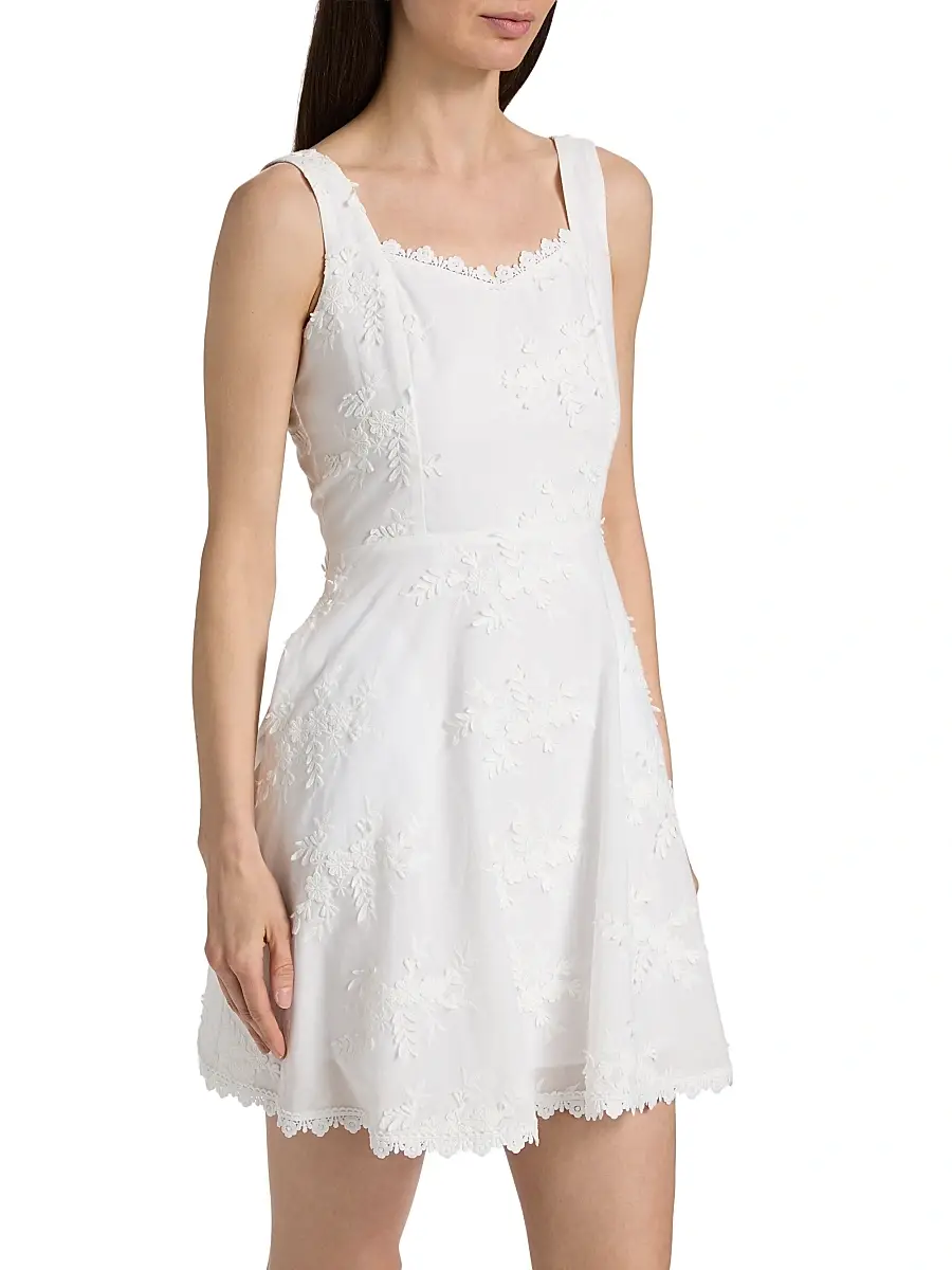 Generation Love Women's Ivy 3D Voile Minidress | Thumbnail 4