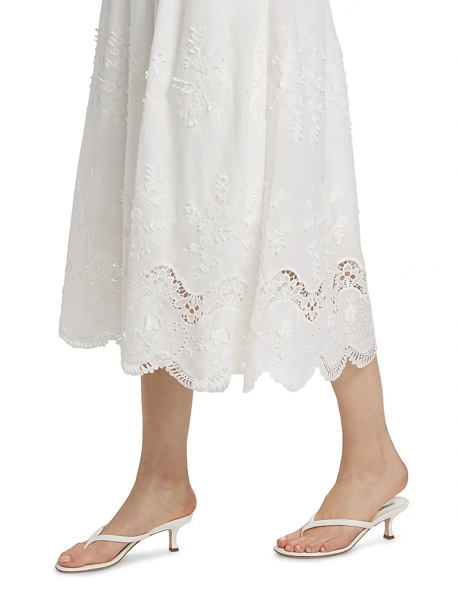 Generation Love Women's Leann 3D Voile Combo Midi-Dress | Thumbnail 6 Generation Love Women's Leann 3D Voile Combo Midi-Dress | Thumbnail 6