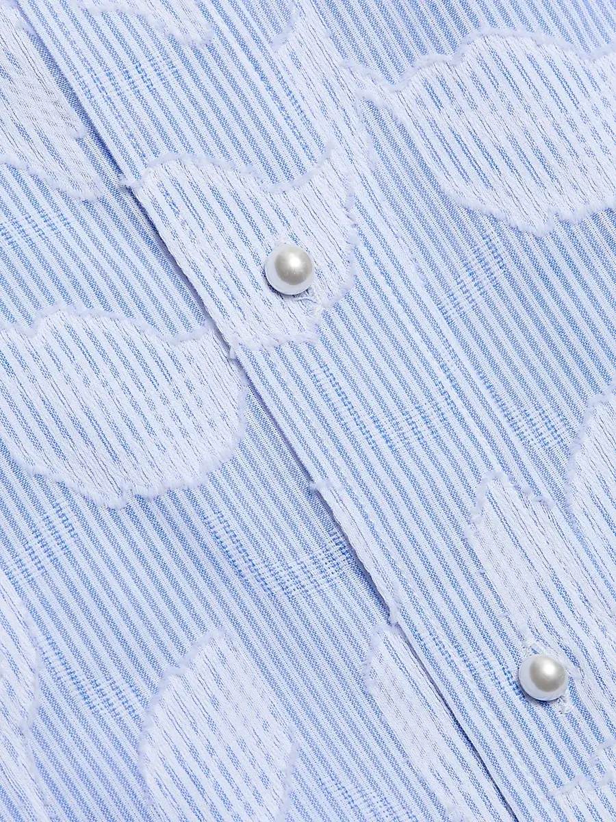 Generation Love Women's Malinda Floral Stripe Cotton Shirt | Thumbnail 7 Generation Love Women's Malinda Floral Stripe Cotton Shirt | Thumbnail 7