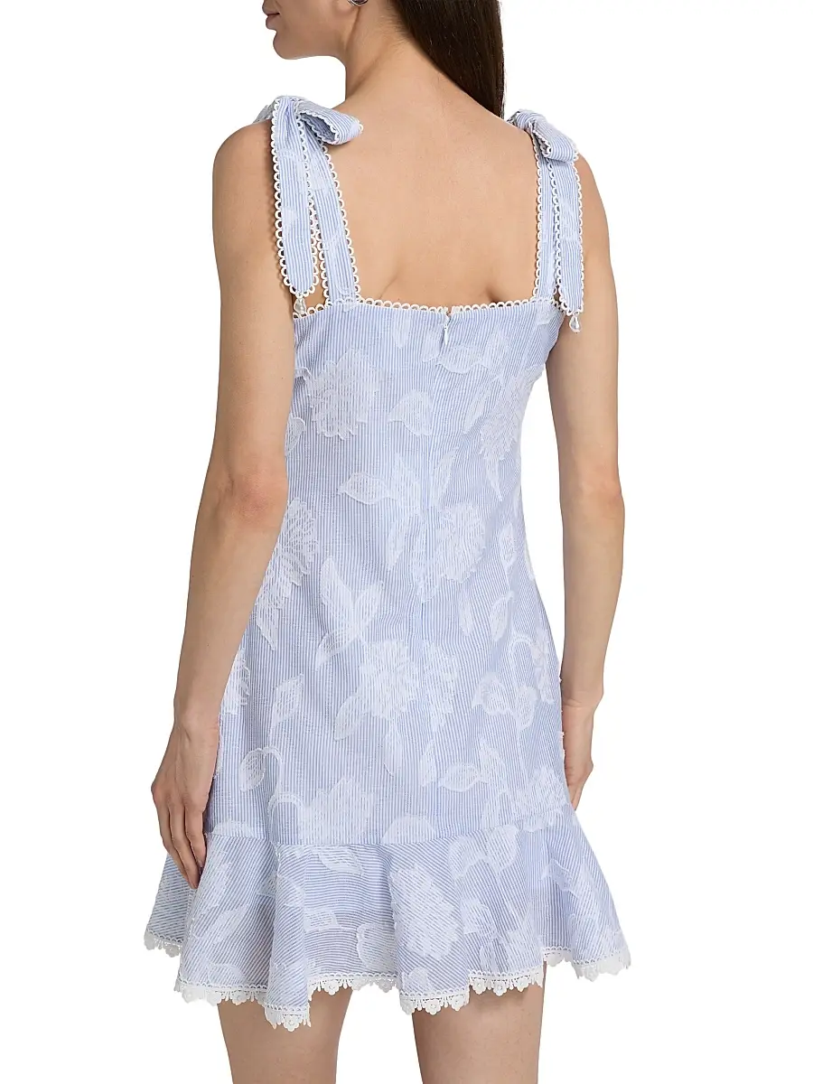 Generation Love Women's Darcey Floral Stripe Minidress | Thumbnail 5 Generation Love Women's Darcey Floral Stripe Minidress | Thumbnail 5