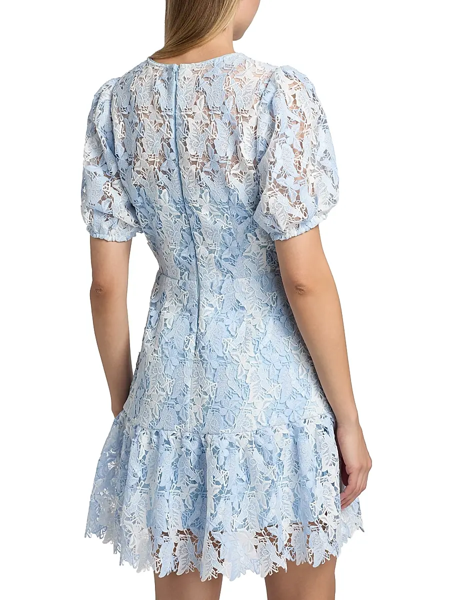 Milly Women's Yasmin Butterfly Lace Minidress | Thumbnail 5 Milly Women's Yasmin Butterfly Lace Minidress | Thumbnail 5