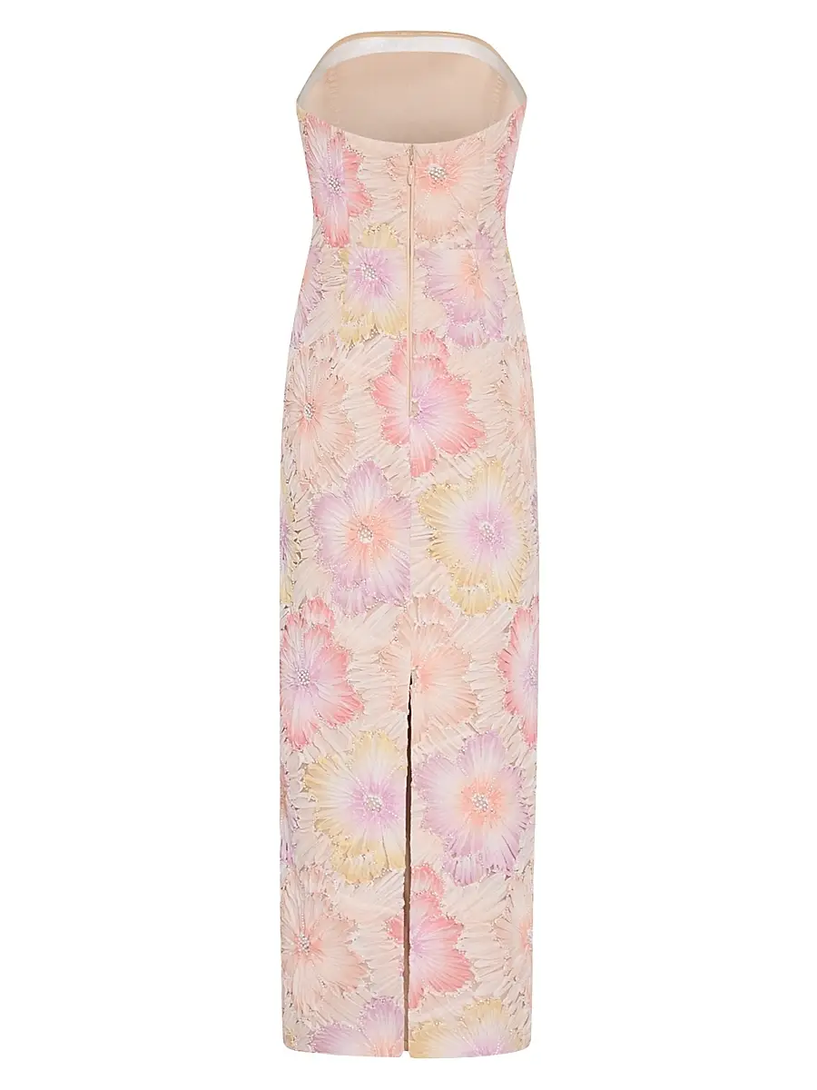Milly Women's Kait Floral Embroidered Dress | Thumbnail 2 Milly Women's Kait Floral Embroidered Dress | Thumbnail 2