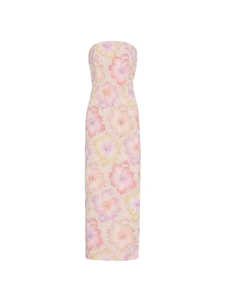 Milly Women's Kait Floral Embroidered Dress - Rainbow Multi - Size 12 | Image 1 Milly Women's Kait Floral Embroidered Dress - Rainbow Multi - Size 12 | Image 1