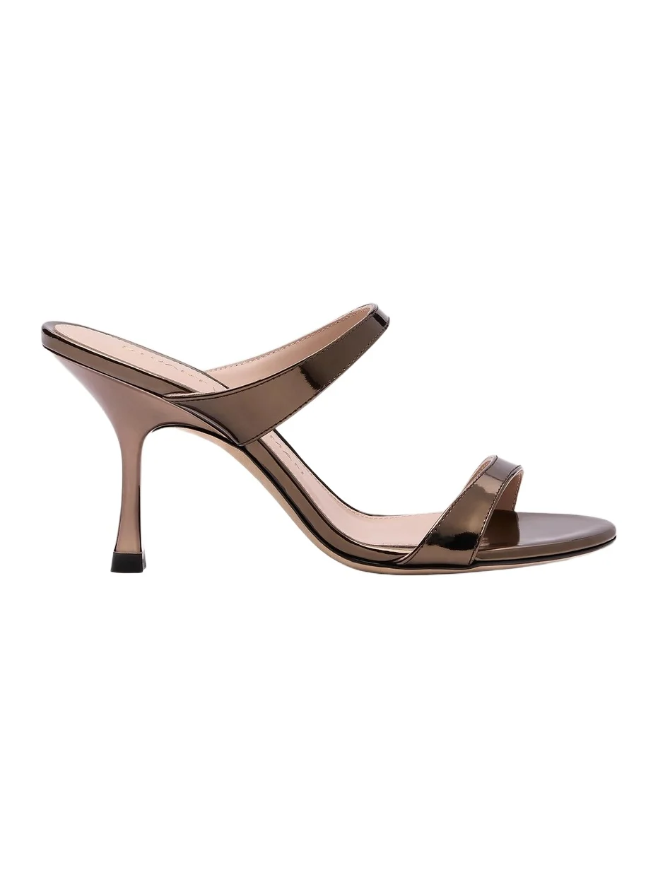 Women's Nudist 85MM Patent Leather Sandals Women's Nudist 85MM Patent Leather Sandals
