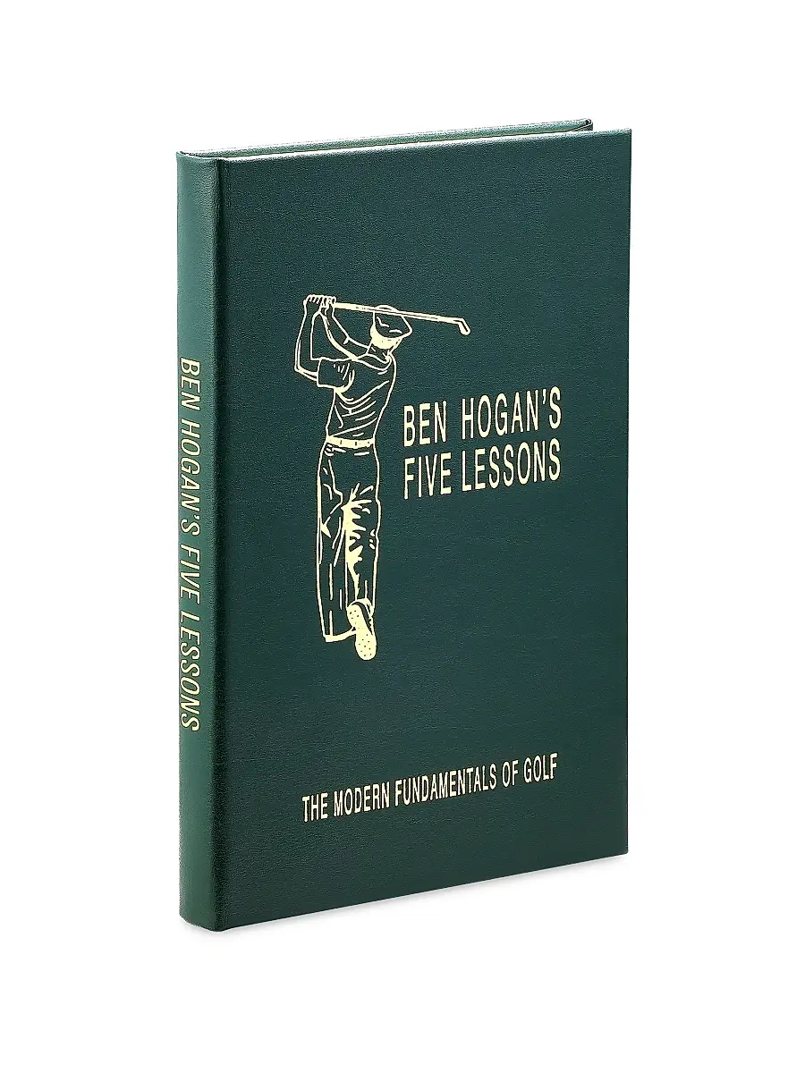 Graphic Image ''Ben Hogan's Five Lessons: The Modern Fundamentals of Golf'' Leather-Bound Hardcover Book | Thumbnail 2 Graphic Image ''Ben Hogan's Five Lessons: The Modern Fundamentals of Golf'' Leather-Bound Hardcover Book | Thumbnail 2
