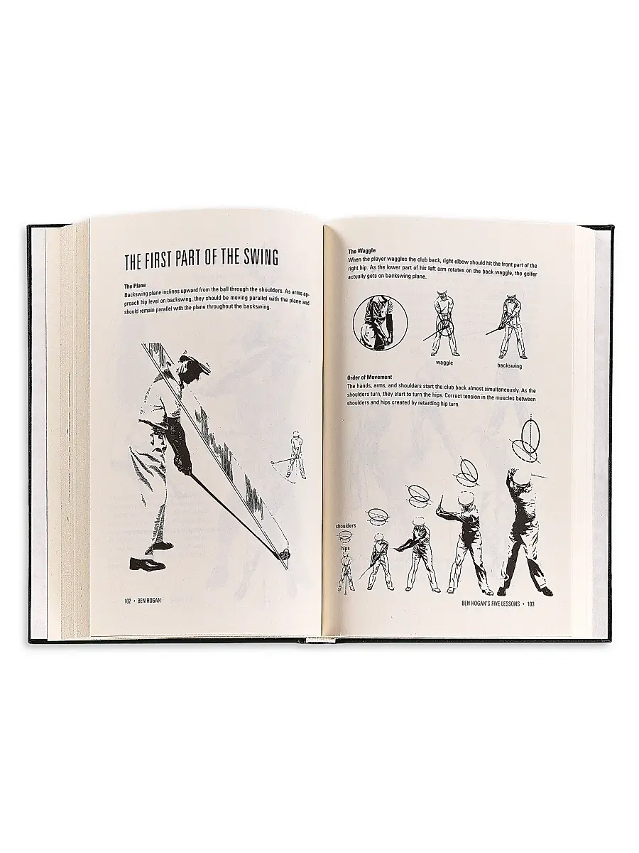 Graphic Image ''Ben Hogan's Five Lessons: The Modern Fundamentals of Golf'' Leather-Bound Hardcover Book | Thumbnail 6 Graphic Image ''Ben Hogan's Five Lessons: The Modern Fundamentals of Golf'' Leather-Bound Hardcover Book | Thumbnail 6