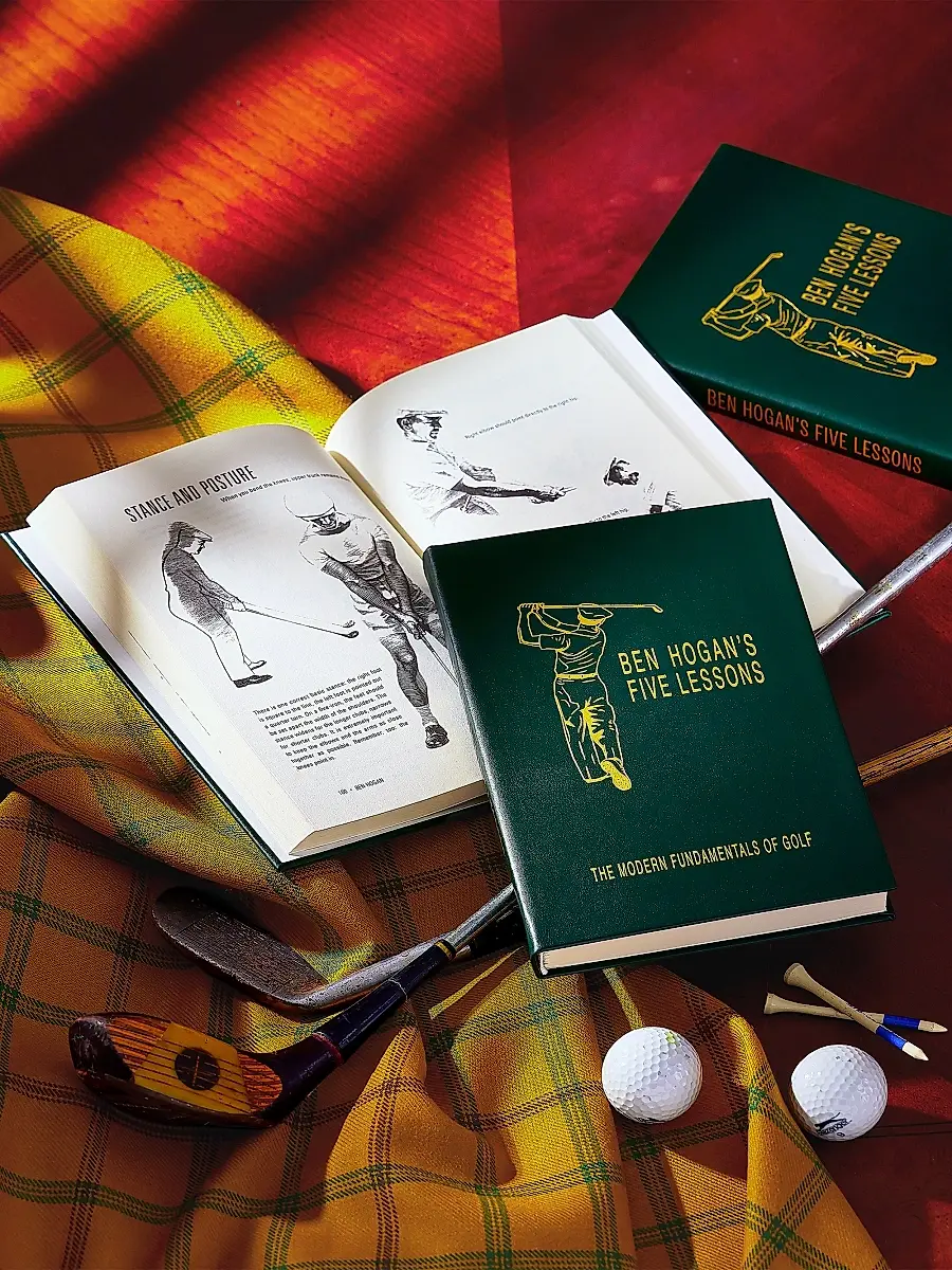 Graphic Image ''Ben Hogan's Five Lessons: The Modern Fundamentals of Golf'' Leather-Bound Hardcover Book | Thumbnail 7 Graphic Image ''Ben Hogan's Five Lessons: The Modern Fundamentals of Golf'' Leather-Bound Hardcover Book | Thumbnail 7