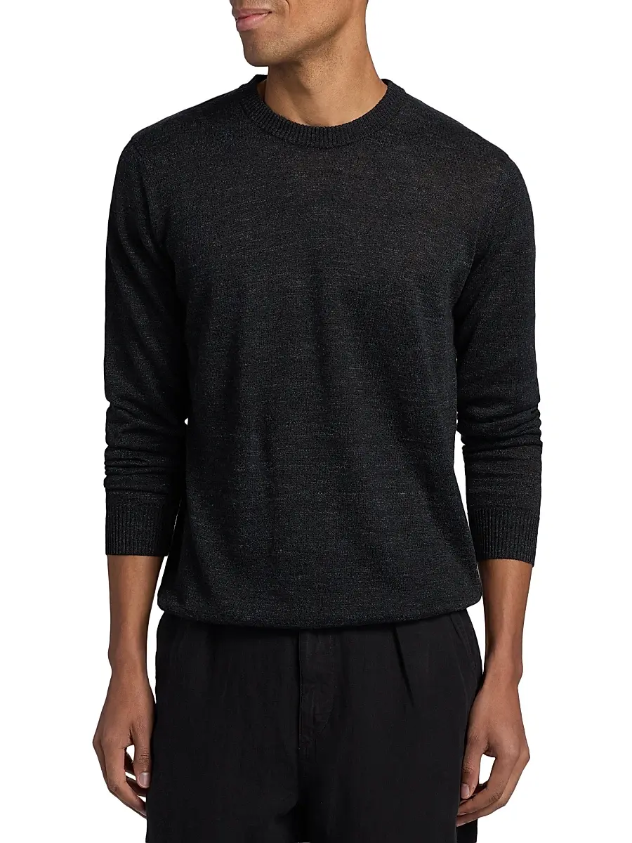 Saks Fifth Avenue Men's Linen-Blend Sweater | Thumbnail 3