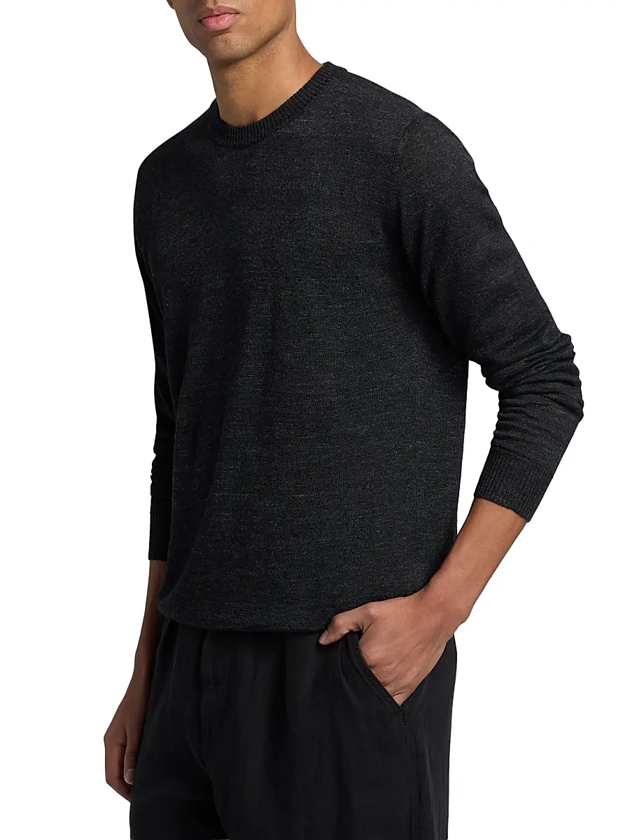 Saks Fifth Avenue Men's Linen-Blend Sweater | Thumbnail 4