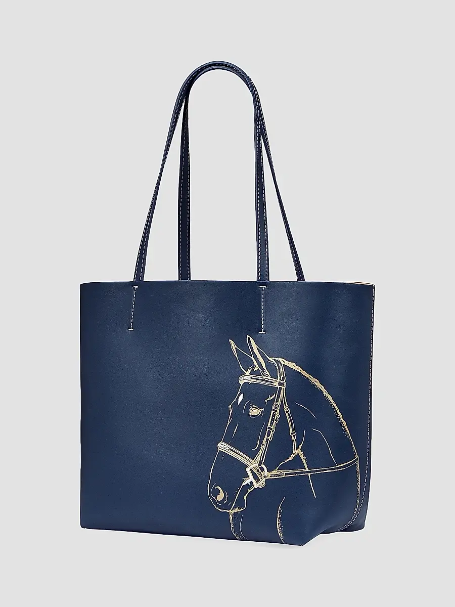GiGi New York Women's Melissa Bamber x Hunter Horse-Embossed Leather Tote Bag | Thumbnail 4 GiGi New York Women's Melissa Bamber x Hunter Horse-Embossed Leather Tote Bag | Thumbnail 4