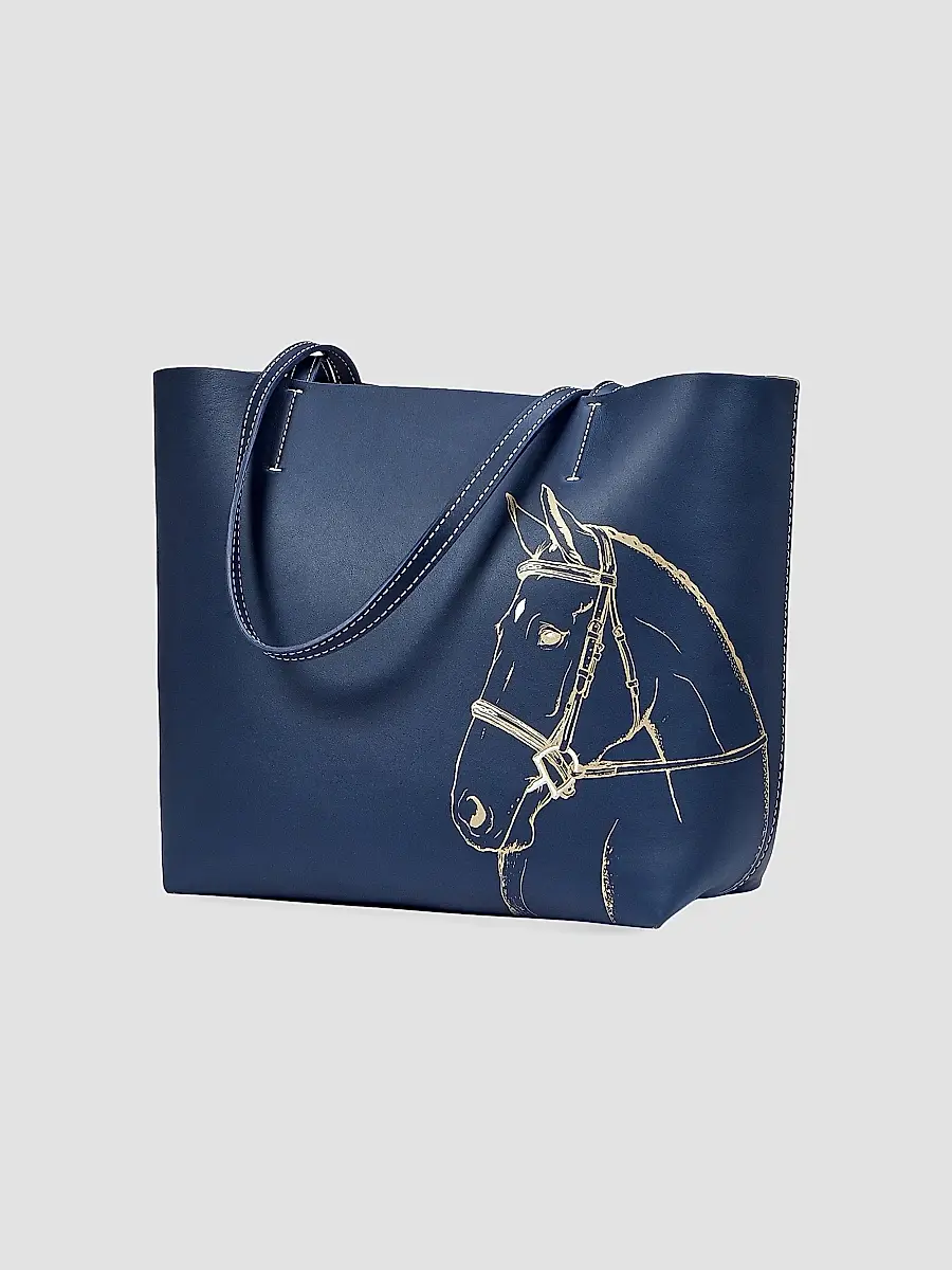 GiGi New York Women's Melissa Bamber x Hunter Horse-Embossed Leather Tote Bag | Thumbnail 5 GiGi New York Women's Melissa Bamber x Hunter Horse-Embossed Leather Tote Bag | Thumbnail 5